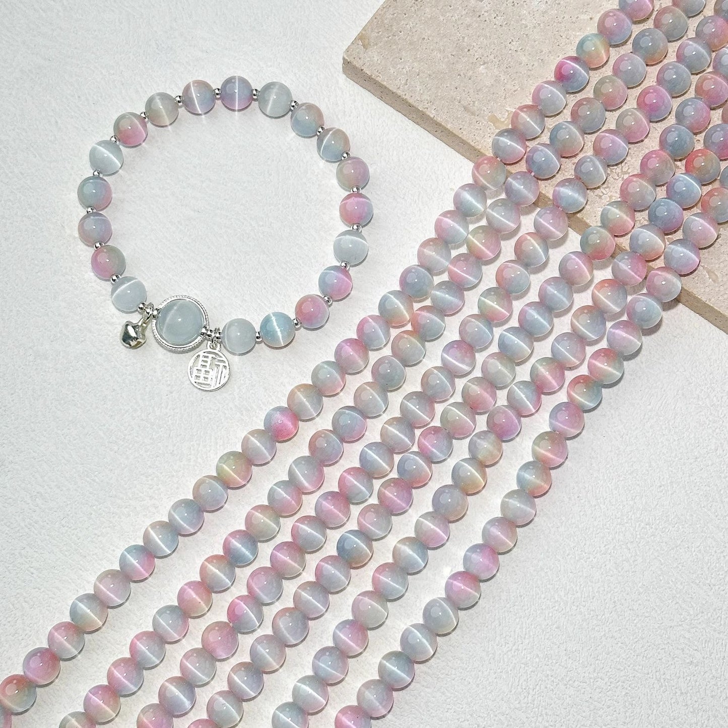 「Cat Eyes Glass Beads 」Lucky Bags(1 charm 1 more bag!!!)