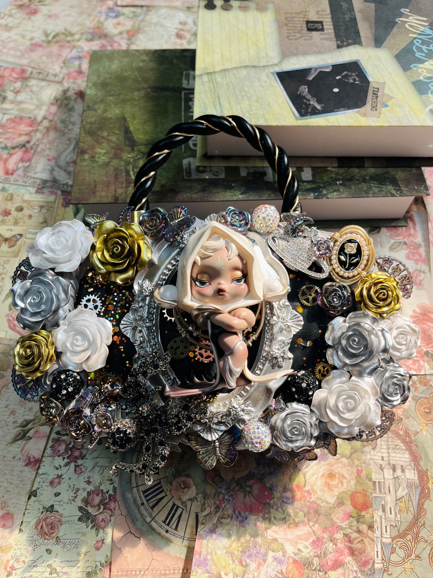 Skull Panda Series—「Luxury Doll Handbag」