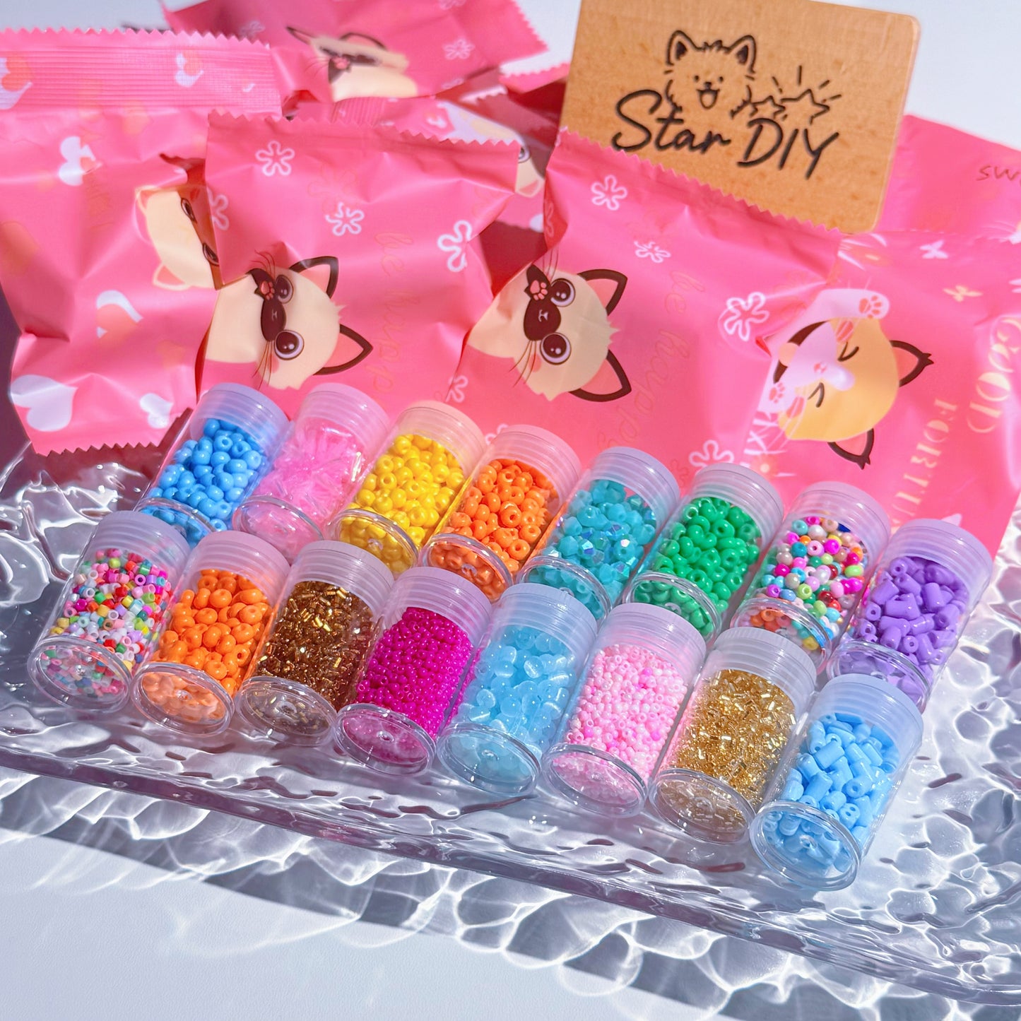 Star DIY Multi-Color Seed Beads