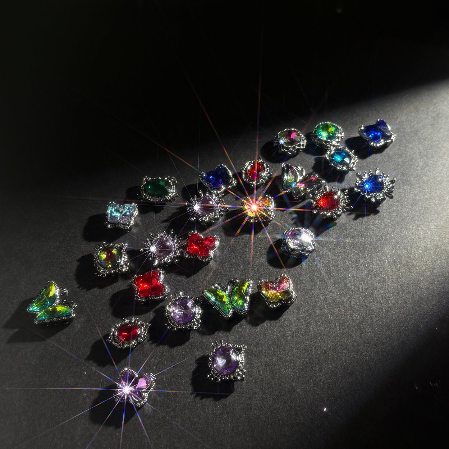 Star DIY Luxury Spacer Beads With Bling Rhinestone