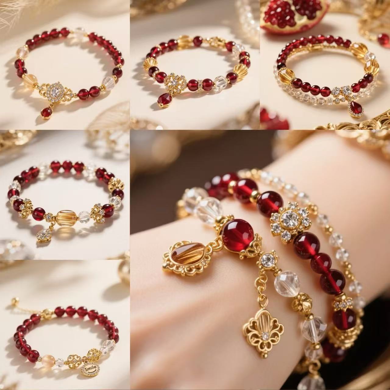 Star DIY Glass Beads for Bracelets【Triple Sale！！！】