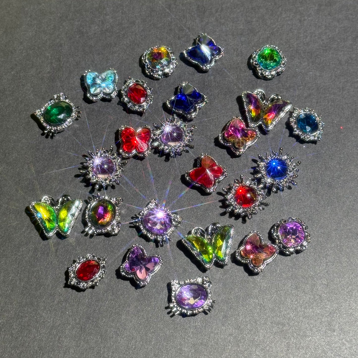 Star DIY Luxury Spacer Beads With Bling Rhinestone